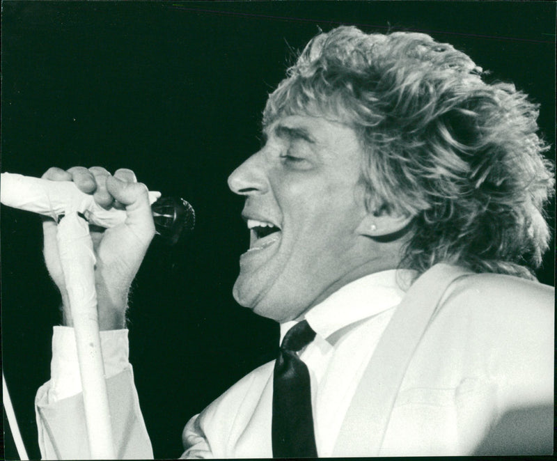 Rod Stewart Singer-songwriter. - Vintage Photograph