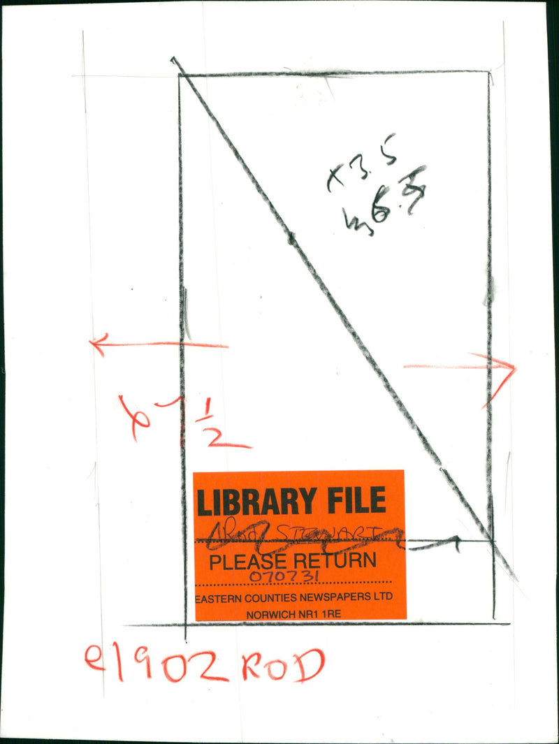 Rod Stewart Singer-songwriter. - Vintage Photograph