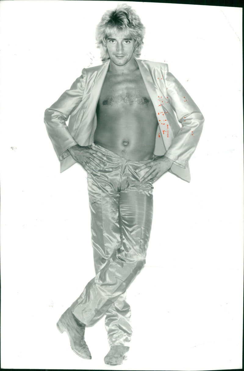 Rod Stewart Singer-songwriter. - Vintage Photograph