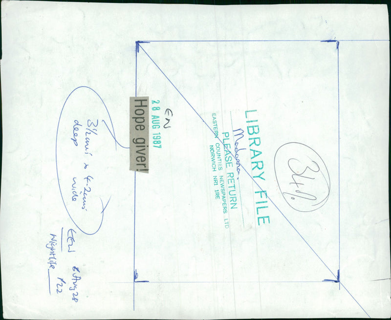 Madonna American singer-songwriter. - Vintage Photograph