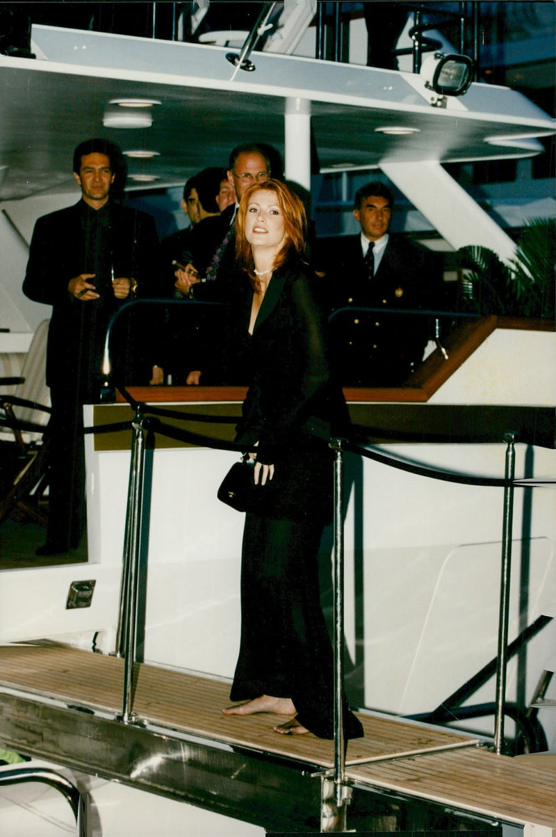 Angie Everhart på Music Awards - Vintage Photograph