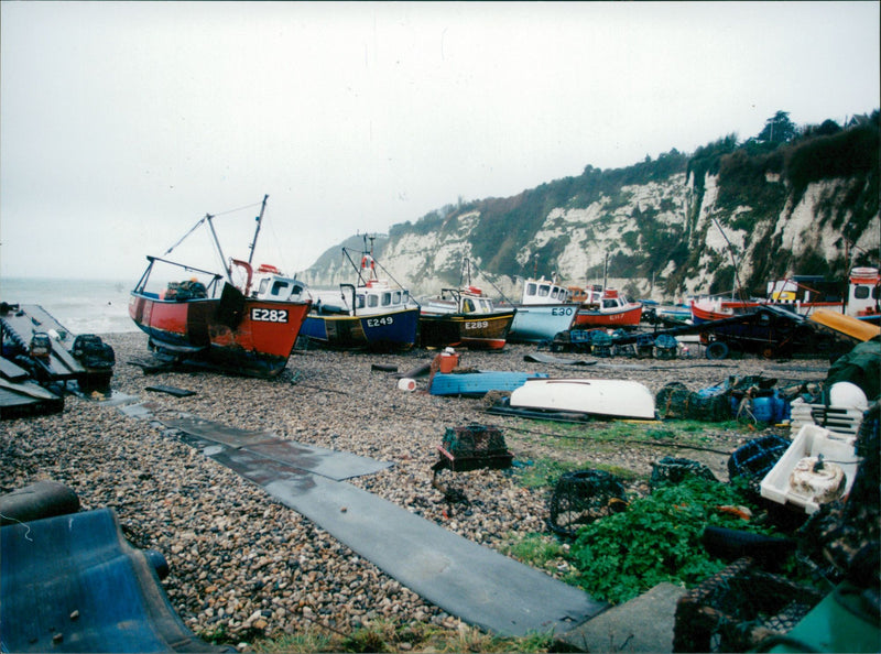 Fishing boats - Vintage Photograph