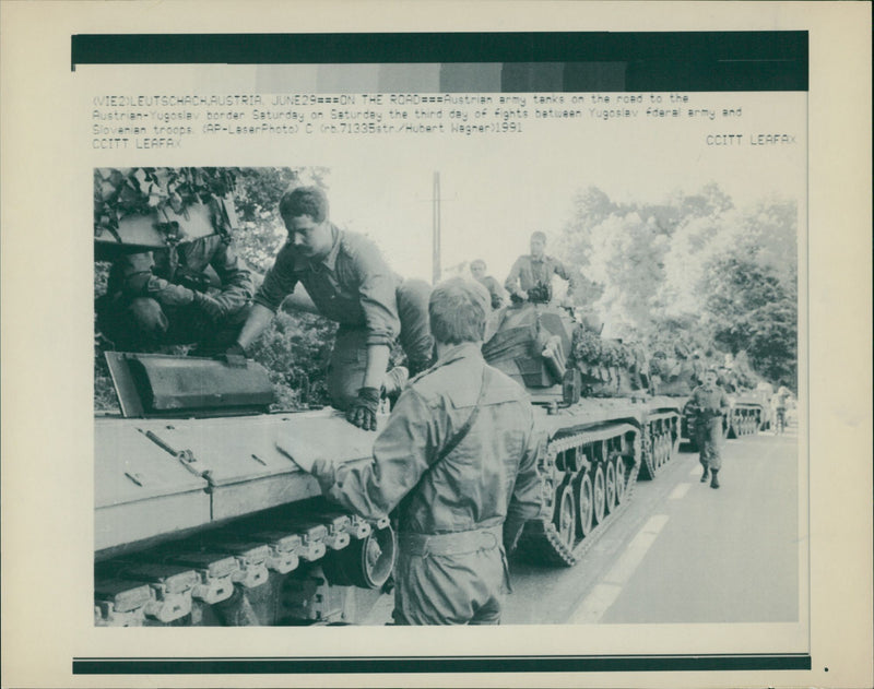 Austrian Army Tanks - Vintage Photograph