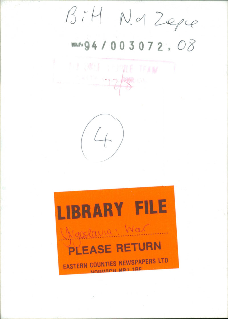 Yugoslavia War - Vintage Photograph