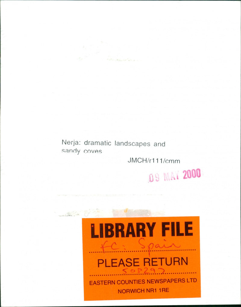 Dramatic landscapes and sandy coves. - Vintage Photograph