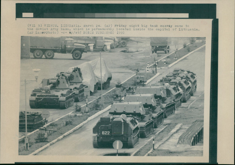 Big Tank canvay come. - Vintage Photograph