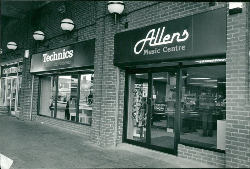 Home of good music Yarmouth Branch. - Vintage Photograph