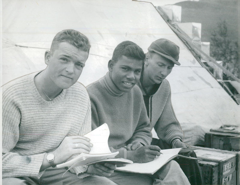 Expeditions and research trips f.r.o.m. 1951 - Vintage Photograph