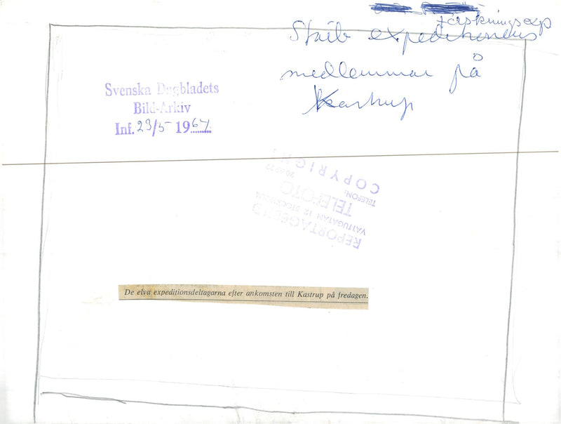 Expeditions and research trips f.r.o.m. 1951 - Vintage Photograph