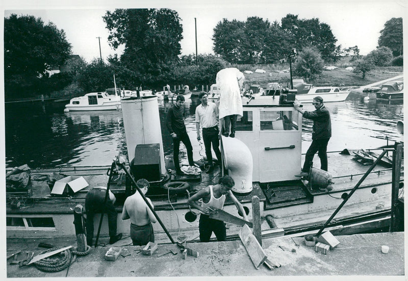 Expeditions and research trips f.r.o.m. 1951 - Vintage Photograph