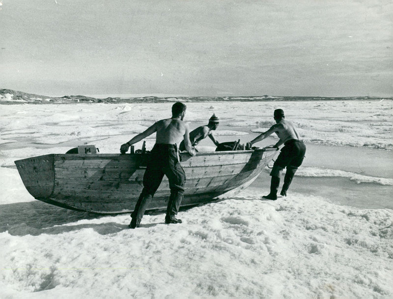 Expeditions and research trips f.r.o.m. 1951 - Vintage Photograph