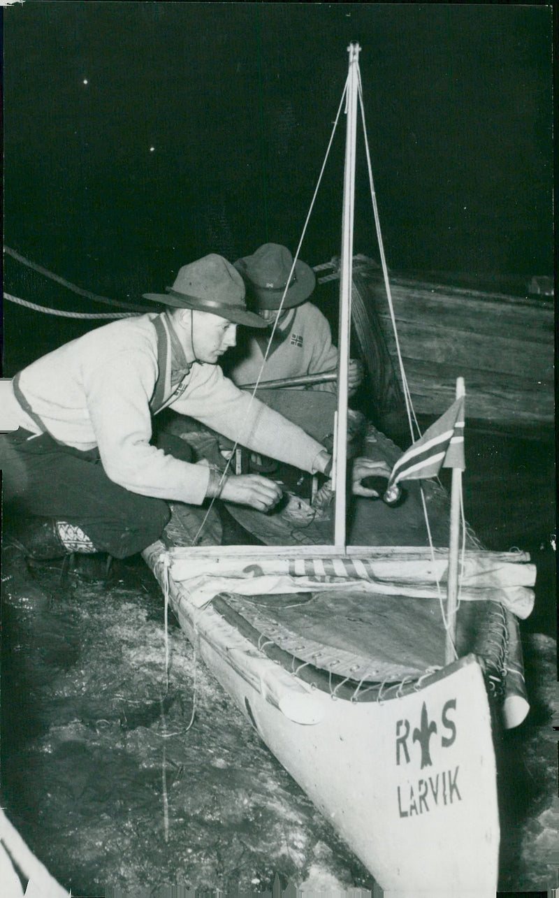 Expeditions and research trips f.r.o.m. 1951 - Vintage Photograph