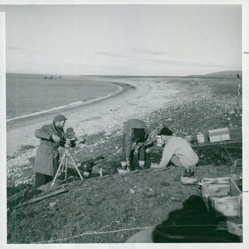 Expeditions and research trips f.r.o.m. 1951 - Vintage Photograph