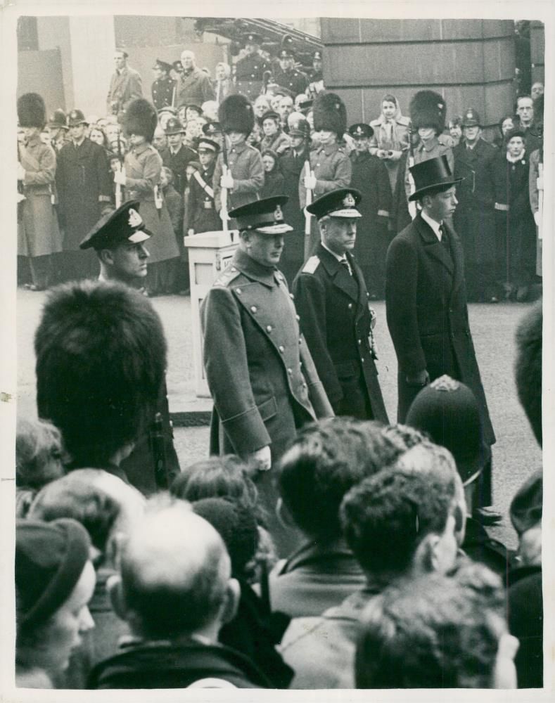 Burial of King George VI - Vintage Photograph