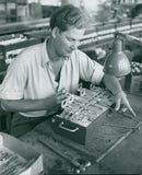 1949 GJU RADIO HOLMGREN ASTMAS ARCHIVE EXPEDITION - Vintage Photograph