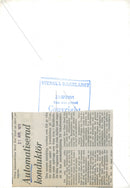 1971 LOCAL PER TRAVELERS COPYRIG PRINTER TECHNOLOGY TICKET ONLY FUTU EXPEDITION - Vintage Photograph