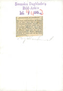 DAGBLADETS HAS GALLANDE COW KUNGSGATAN METRON ZONE PUT EXPEDITION - Vintage Photograph