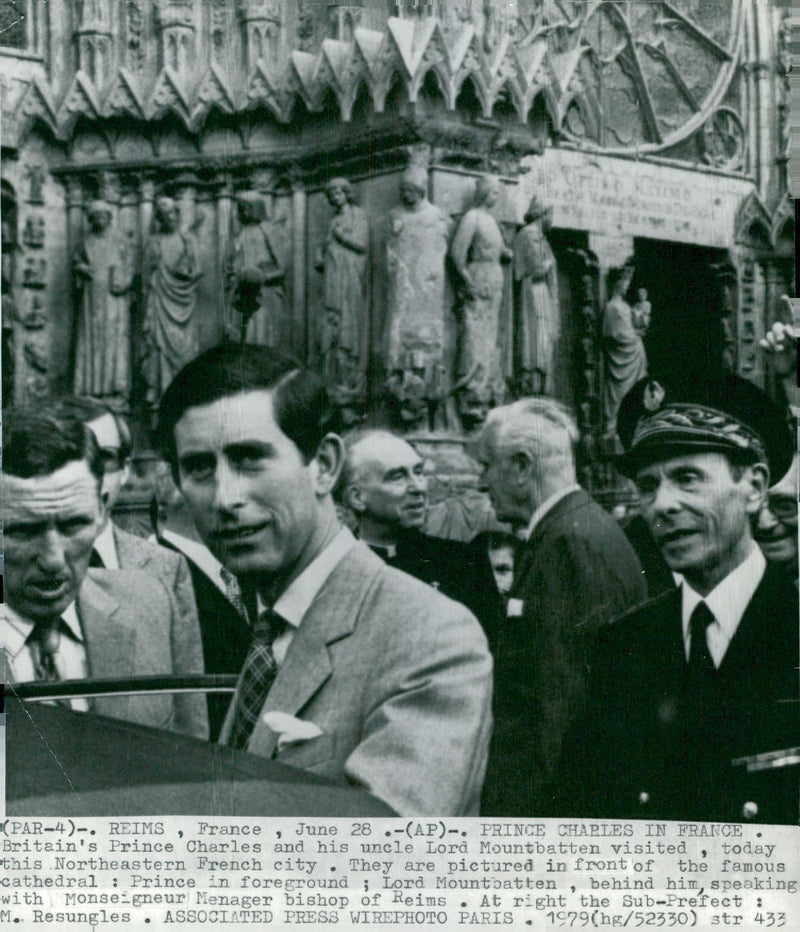 Prince Charles in France - Vintage Photograph