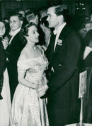 Princess Margaret dances with the Duke of Rutland - Vintage Photograph