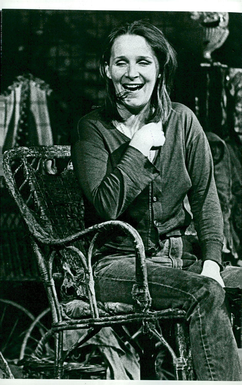 Catrin Westerlund in "The Night of the Murderers" at the Drama - Vintage Photograph