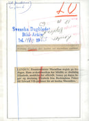 Queen Elizabeth after visiting the Macmillan bed - Vintage Photograph