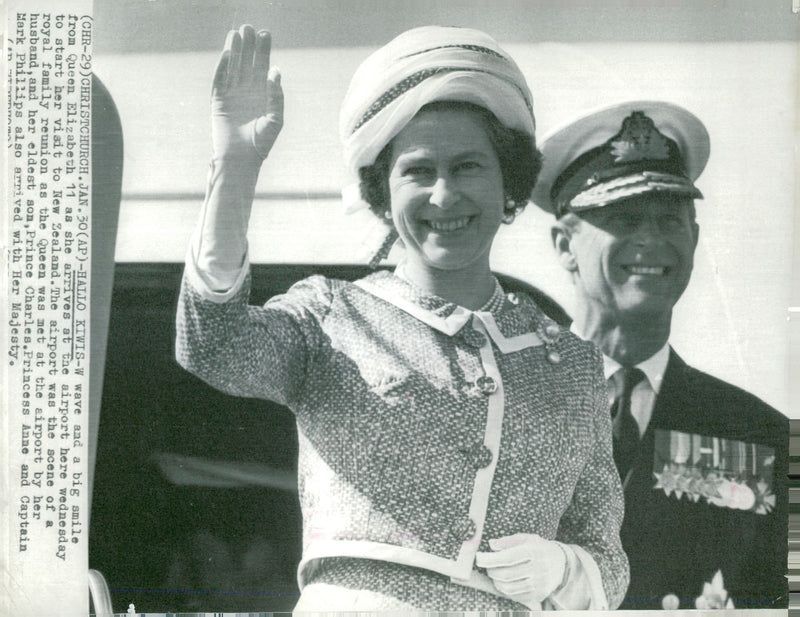 Queen Elizabeth II and Prince Philip - Vintage Photograph