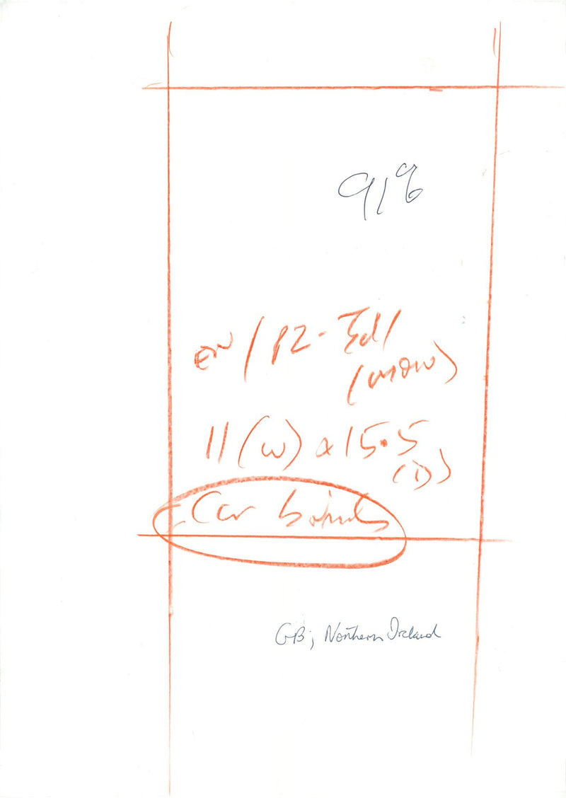 A British soldier walks past the aftermath - Vintage Photograph