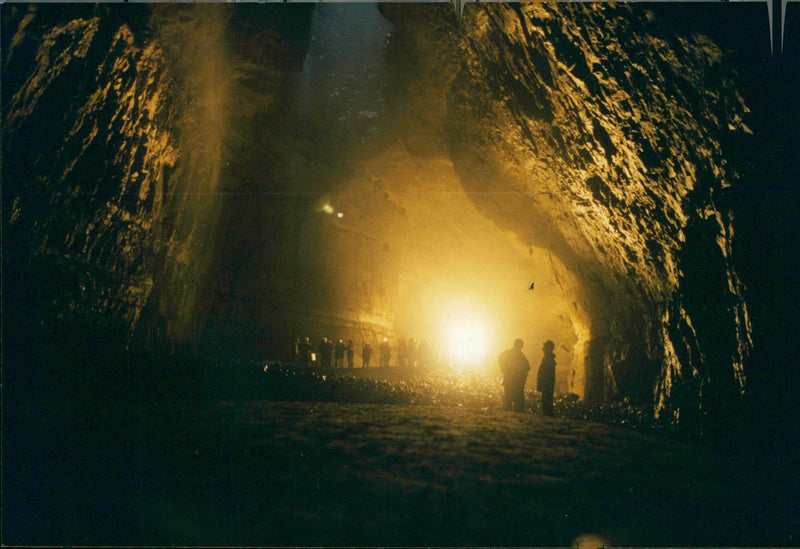 Gaping Gill Great Britain. - Vintage Photograph