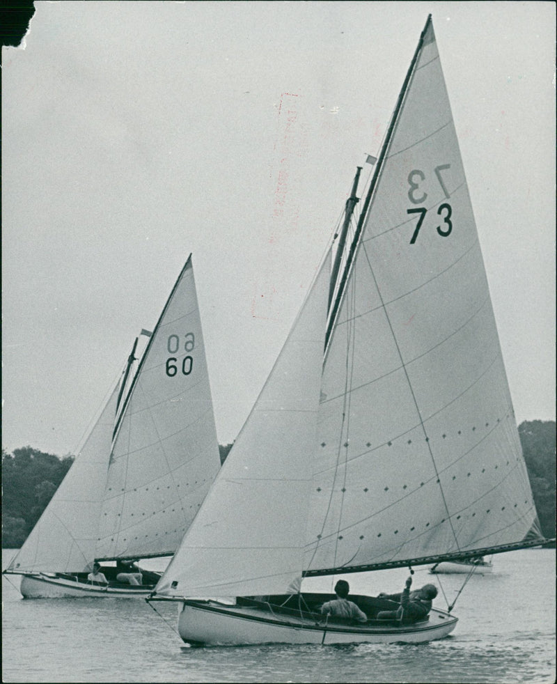 Yachts: Dinghy - Vintage Photograph