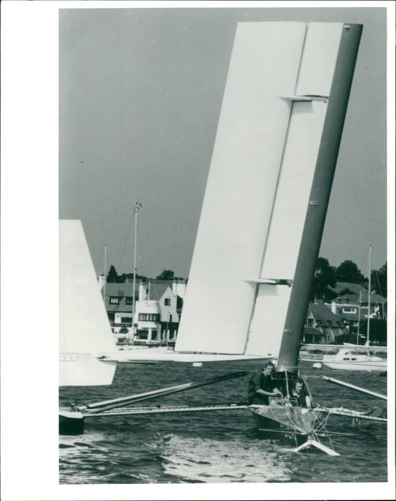 A yacht - Vintage Photograph