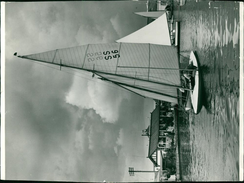 A yacht - Vintage Photograph