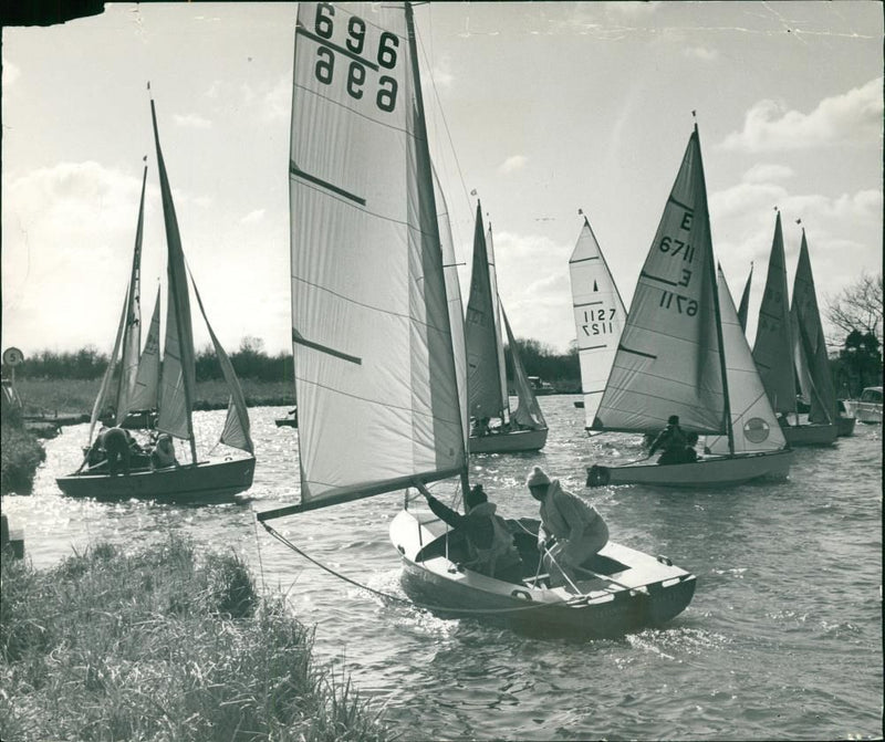 A yacht - Vintage Photograph