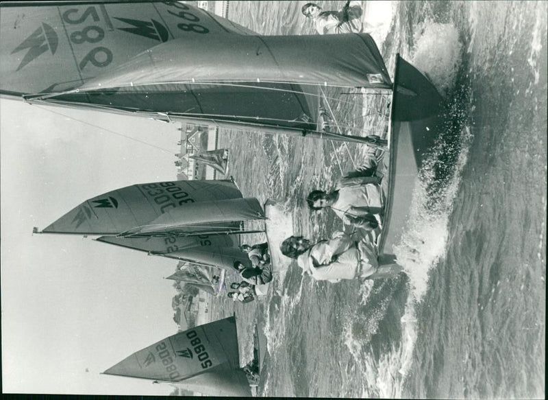 A yacht - Vintage Photograph