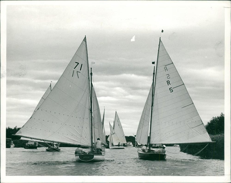 A yacht - Vintage Photograph