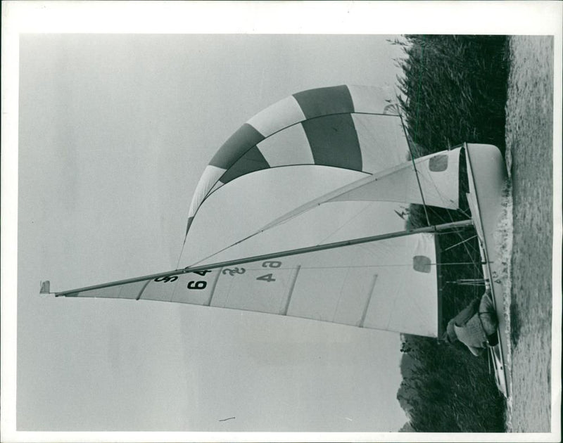 A yacht - Vintage Photograph