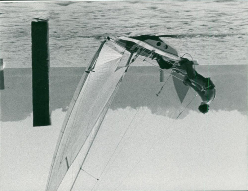 A yacht - Vintage Photograph