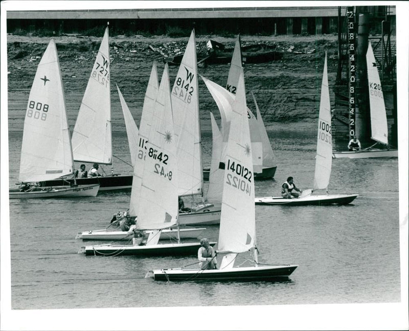 A yacht - Vintage Photograph