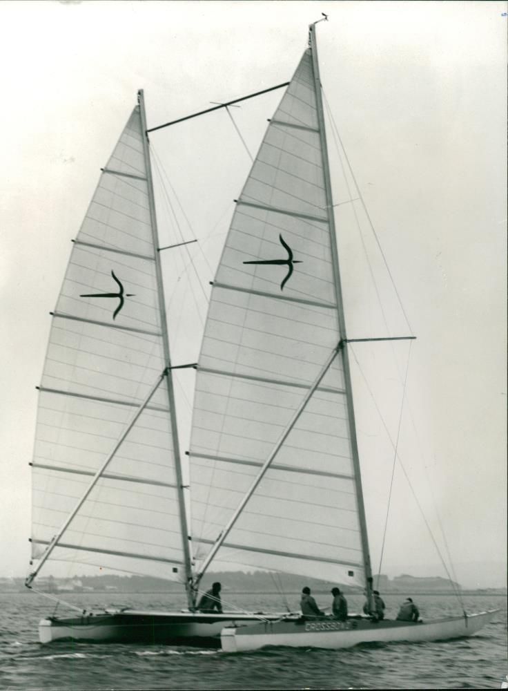 Yacht Catamarans Trimarans - Vintage Photograph