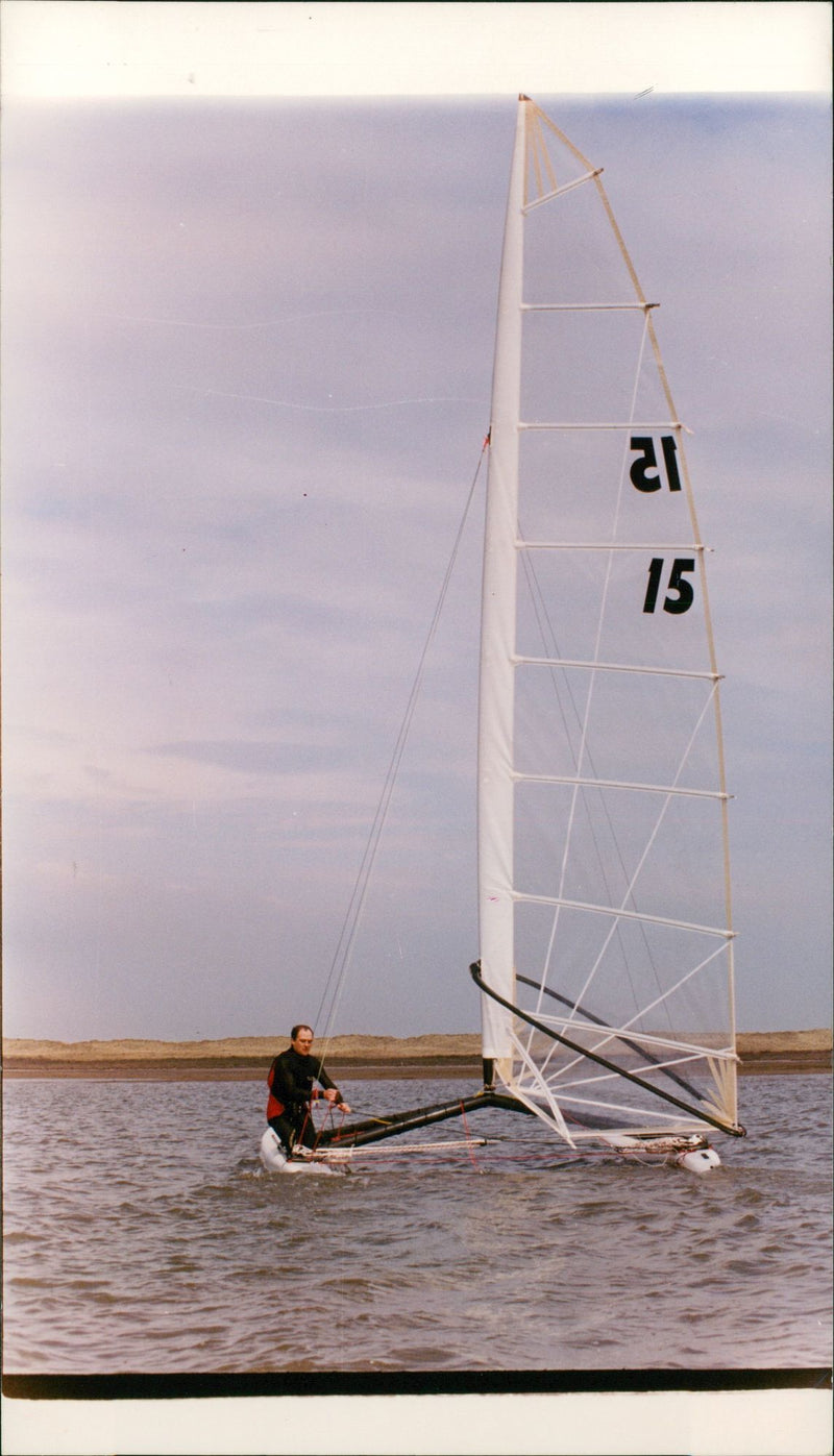 Yacht Catamarans Trimarans - Vintage Photograph