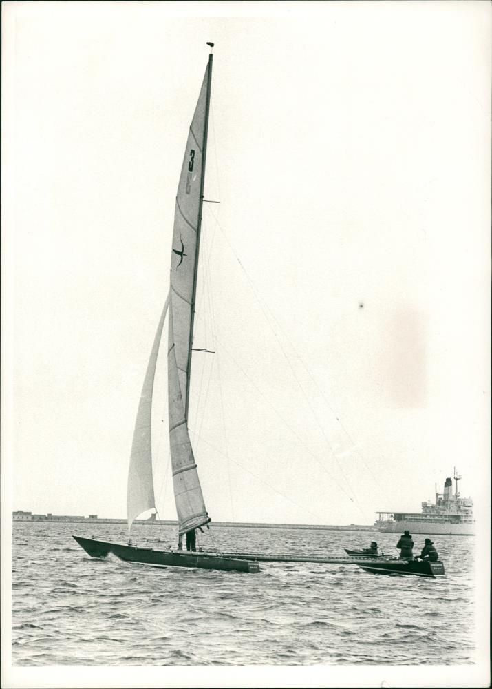 Yacht Catamarans Trimarans - Vintage Photograph