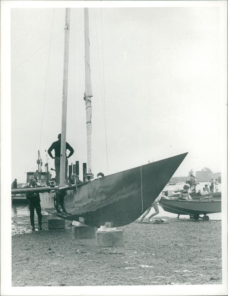 Yacht Catamarans Trimarans - Vintage Photograph