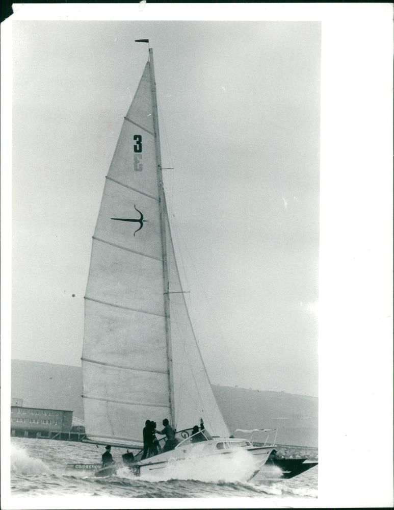 Yacht Catamarans Trimarans - Vintage Photograph