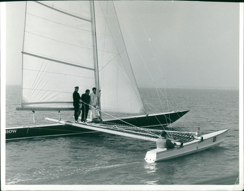 Yacht Catamarans Trimarans - Vintage Photograph