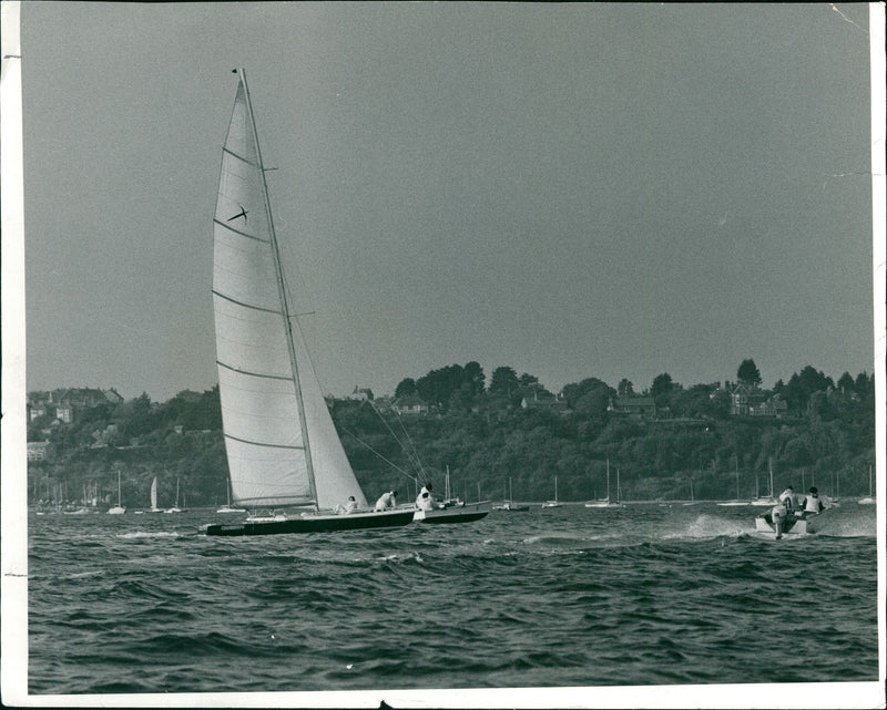 Yacht Catamarans Trimarans - Vintage Photograph