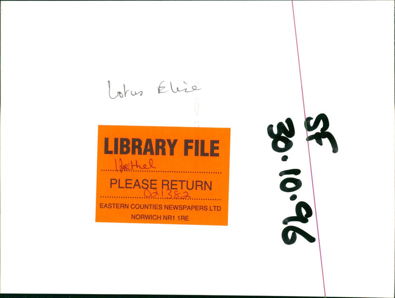 Lotus Cars - Vintage Photograph