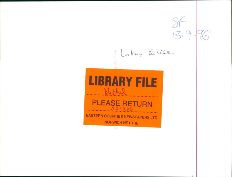 Lotus Cars - Vintage Photograph