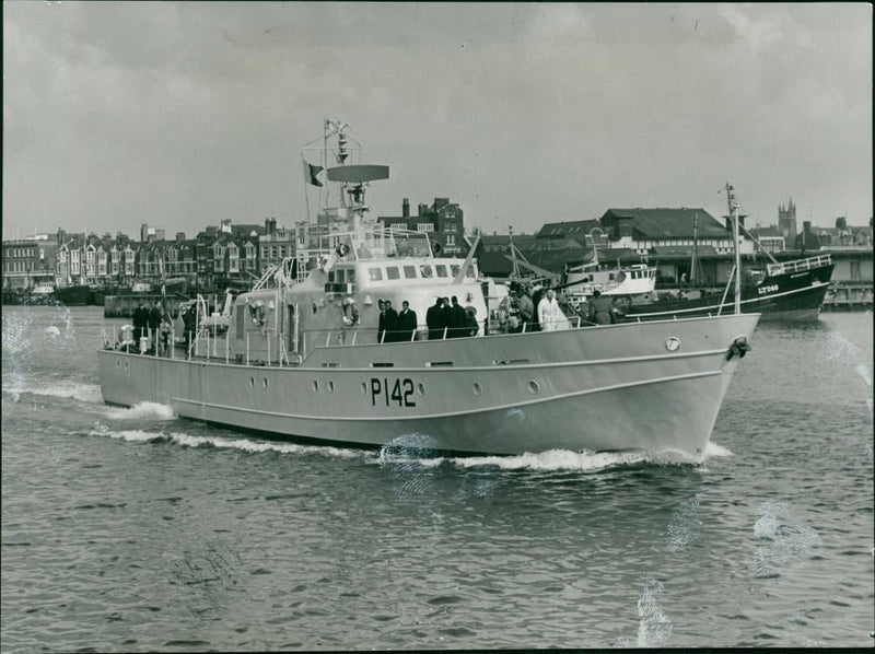 Ships: Military - Patrol Boat - Vintage Photograph