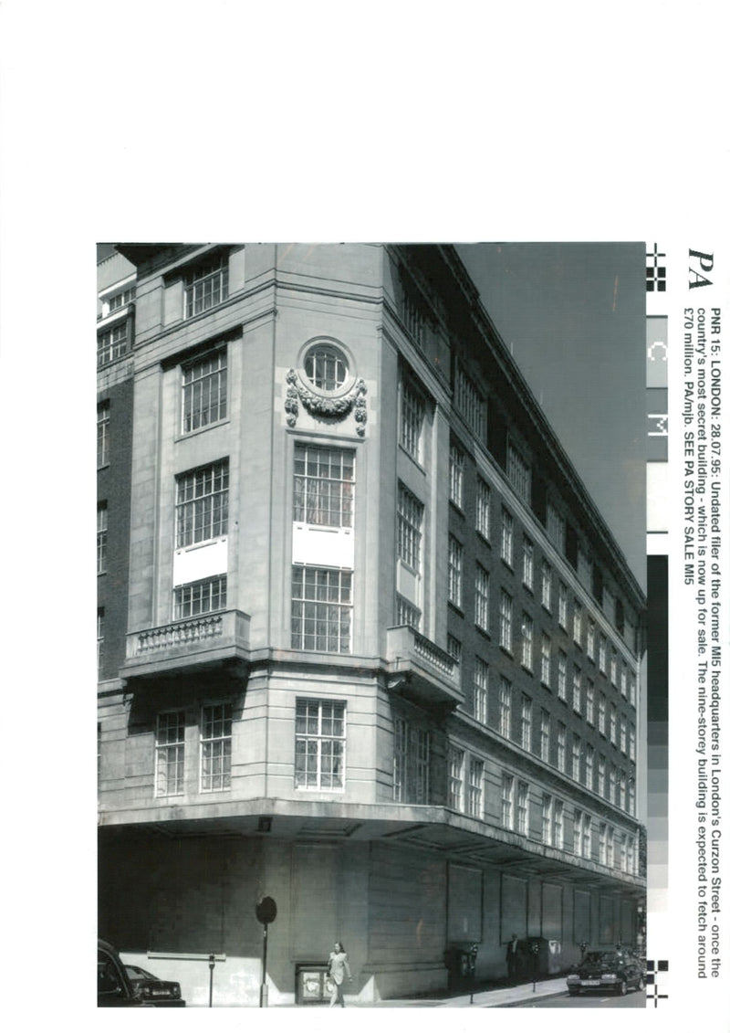The Former MI5 Headquarters in London's Curzon Street. - Vintage Photograph