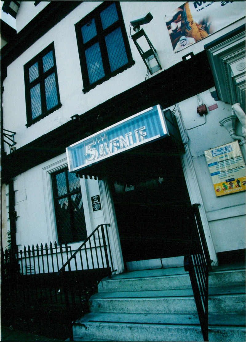 The Five Avenue Night Club. - Vintage Photograph