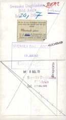 1957 EXPEDITION VANTRUN BUS SCREEN BROLIN WHICH HELP SCREEN - Vintage Photograph